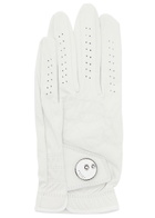Malbon Buckets Perforated Leather Player's Glove - White - One Size