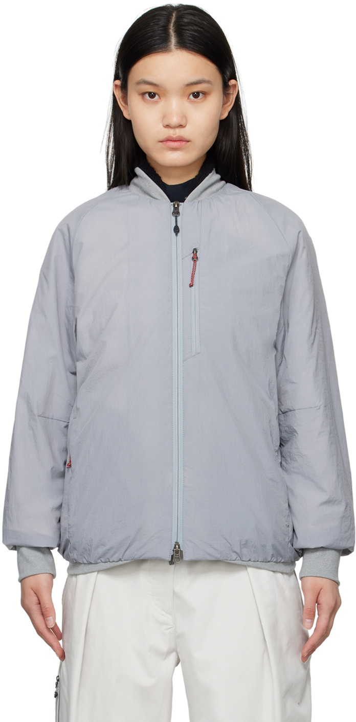 NANGA Gray Zip Down Jacket