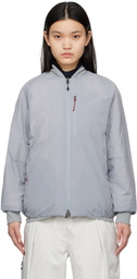 NANGA Gray Zip Down Jacket