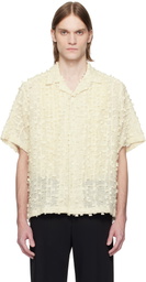 CMMN SWDN Beige Ted Embroidered Shirt