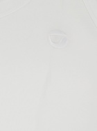 Coperni White Sleeveless Tank Top With Round Neck And Tonal Logo Patch On The Front In Cotton Blend Man
