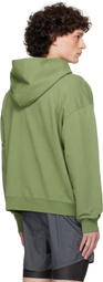 District Vision Green 'California' Cotton Hoodie