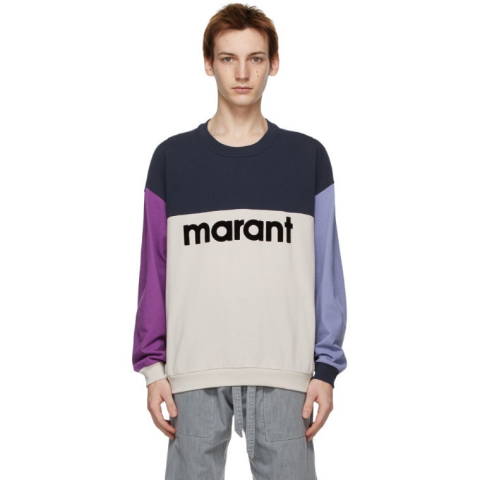 Photo: Isabel Marant Purple and Off-White Aftone Sweatshirt