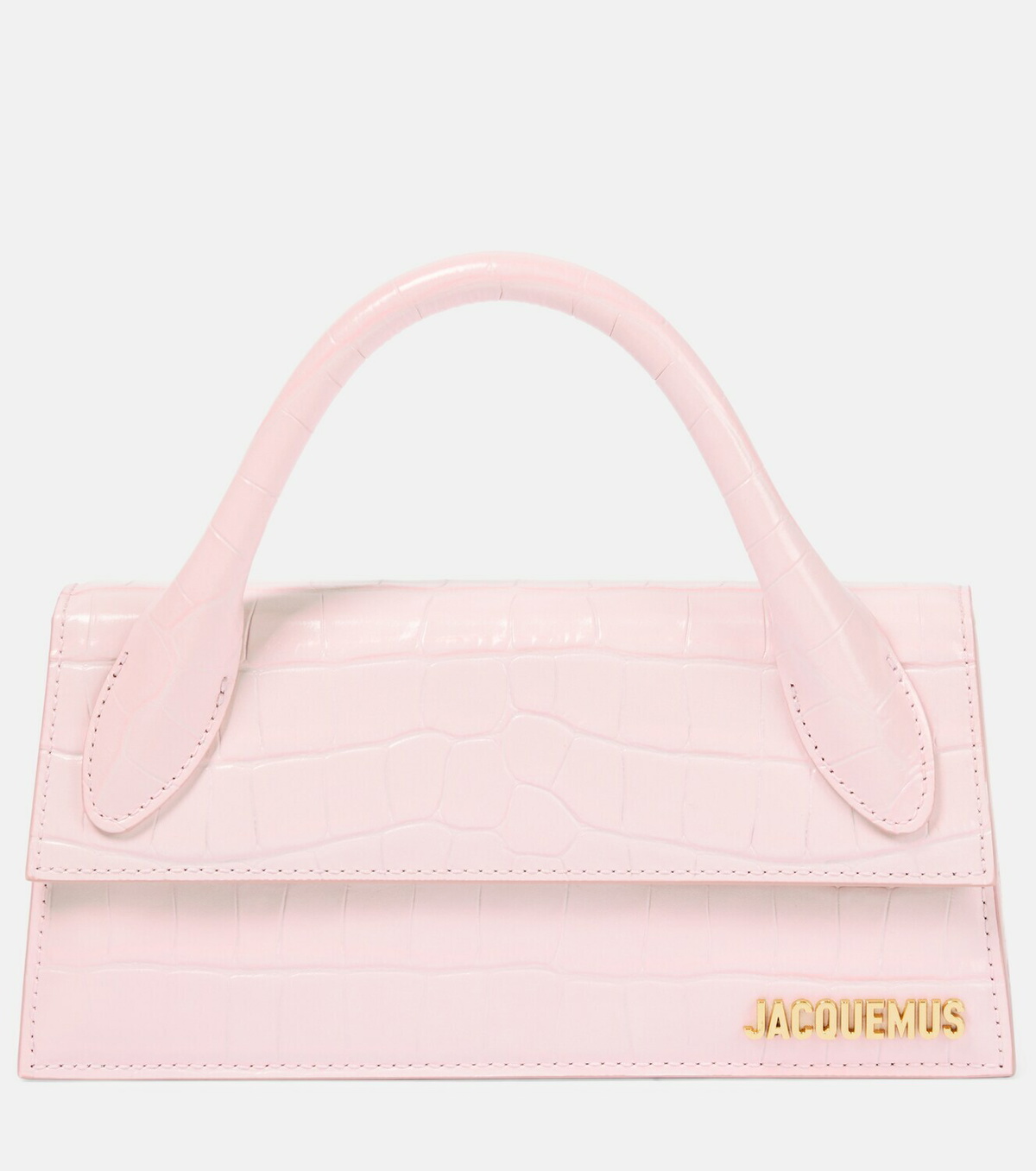 Jacquemus Le Chiquito Long croc-effect shoulder bag Jacquemus