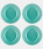 Bordallo Pinheiro Fantasia set of 4 dessert plates