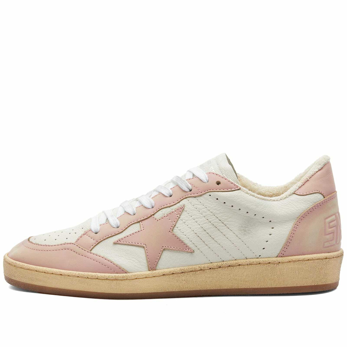 Golden Goose Women's Ball Star Leather Sneakers in White