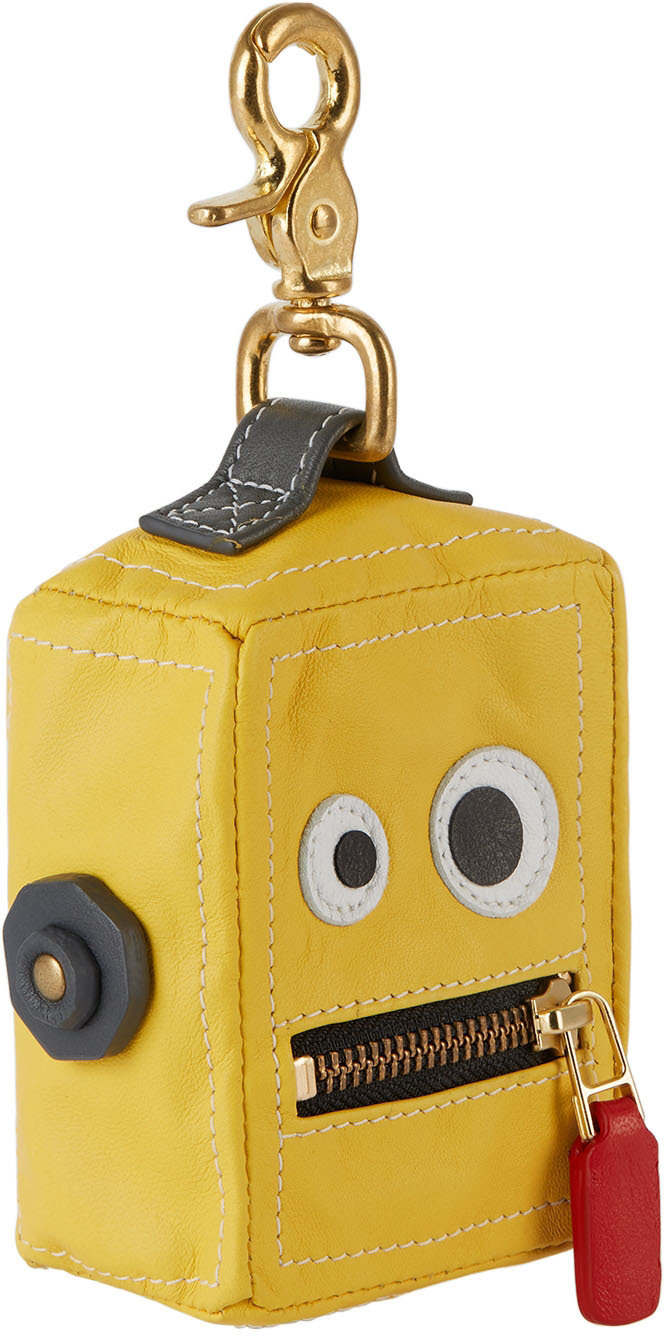 Mr. Dog Yellow Roboto Dog Poop Bag Holder