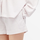 Deiji Studios Women's Stripe Boxer Shorts in Musk Stripe