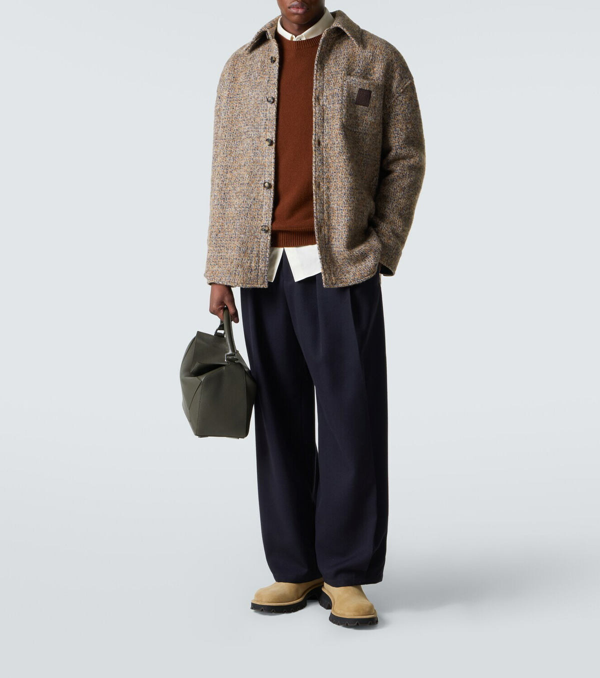 Loewe Puzzle Large leather top-handle bag