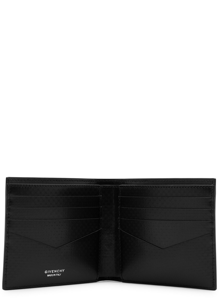 Givenchy Logo Glossed Leather Wallet - Black - One Size Givenchy