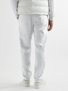 Brunello Cucinelli - Straight-Leg Cotton-Blend Jersey Sweatpants - Gray