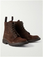 Tricker's - Grassmere Waxed-Suede Boots - Brown
