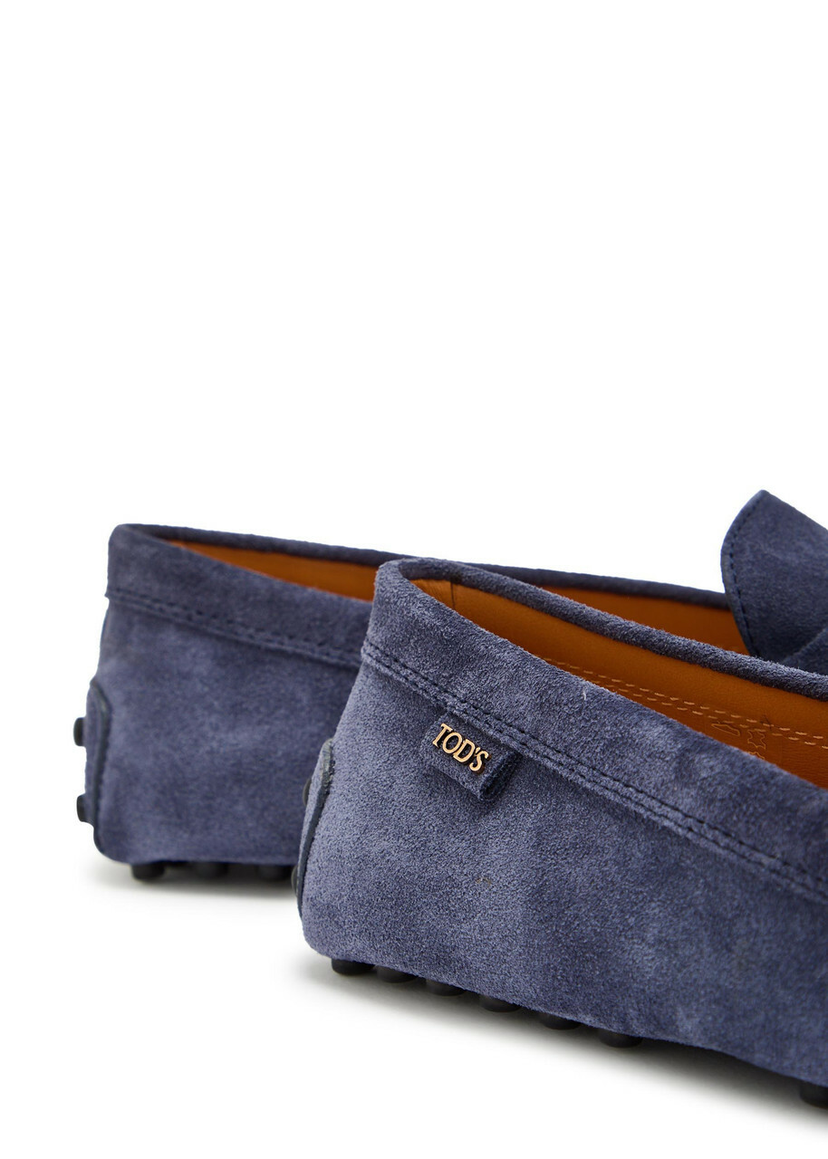 Tods Gommino Suede Loafers Navy