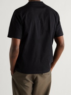 STÜSSY - Logo-Embroidered Cotton-Jersey T-Shirt - Black