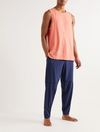 Nike Training - Tapered Mesh-Panelled Dri-FIT Yoga Sweatpants - Blue