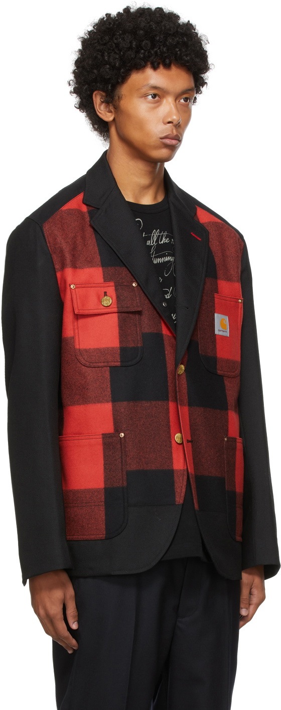 carhartt red plaid jacket