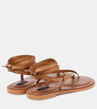 A. Emery Elliot leather thong sandals