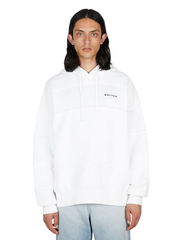 Photo: Botter Raw Edge Logo Hooded Sweatshirt