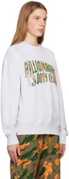 Billionaire Boys Club Gray Camo Arch Logo Sweatshirt