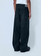 Balenciaga Wide-Leg Denim Trousers