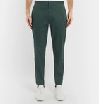 Theory - Curtis Slim-Fit Stretch Linen-Blend Trousers - Green