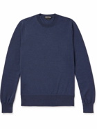 TOM FORD - Slim-Fit Cashmere and Silk-Blend Sweater - Blue
