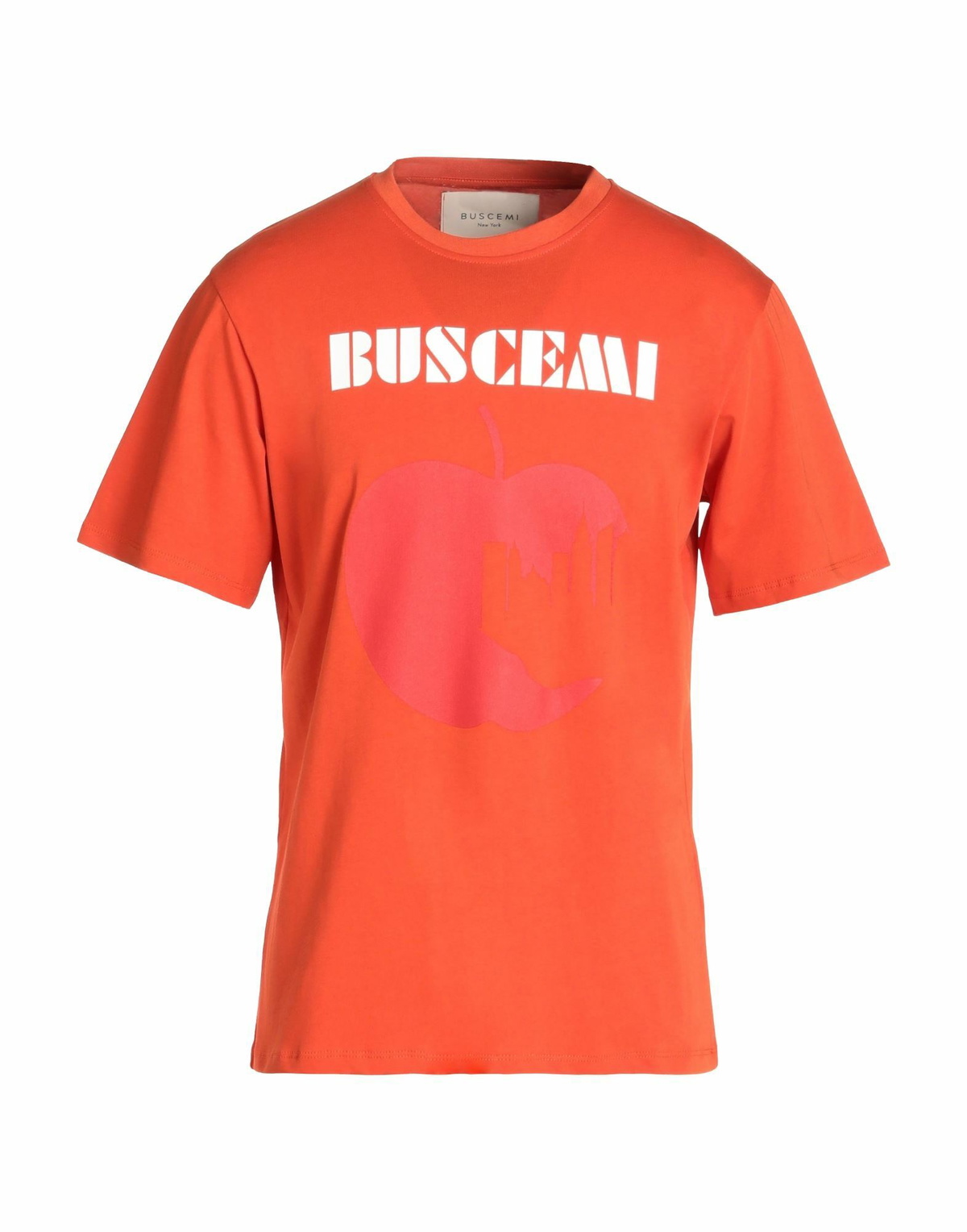Buscemi Mens T-shirt in Tomato red