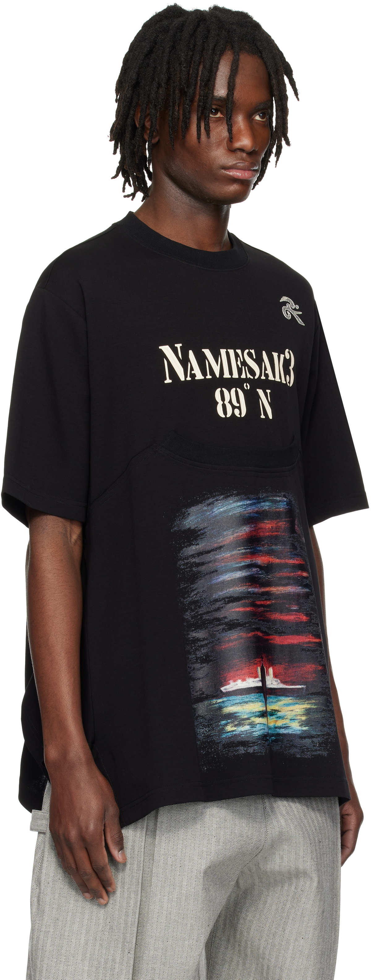 NAMESAKE Black Collins Rowing T-shirt
