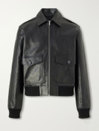A.P.C. - Gael Leather Jacket - Black