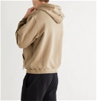 Satisfy - Printed Fleece-Back Cotton-Jersey Hoodie - Brown