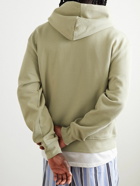 Jacquemus - Logo-Embroidered Organic Cotton-Jersey Hoodie - Neutrals