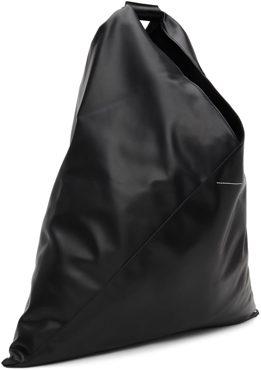 MM6 Maison Margiela SSENSE Exclusive Black XXL Triangle Tote MM6