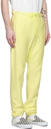 Advisory Board Crystals Yellow Cotton Lounge Pants
