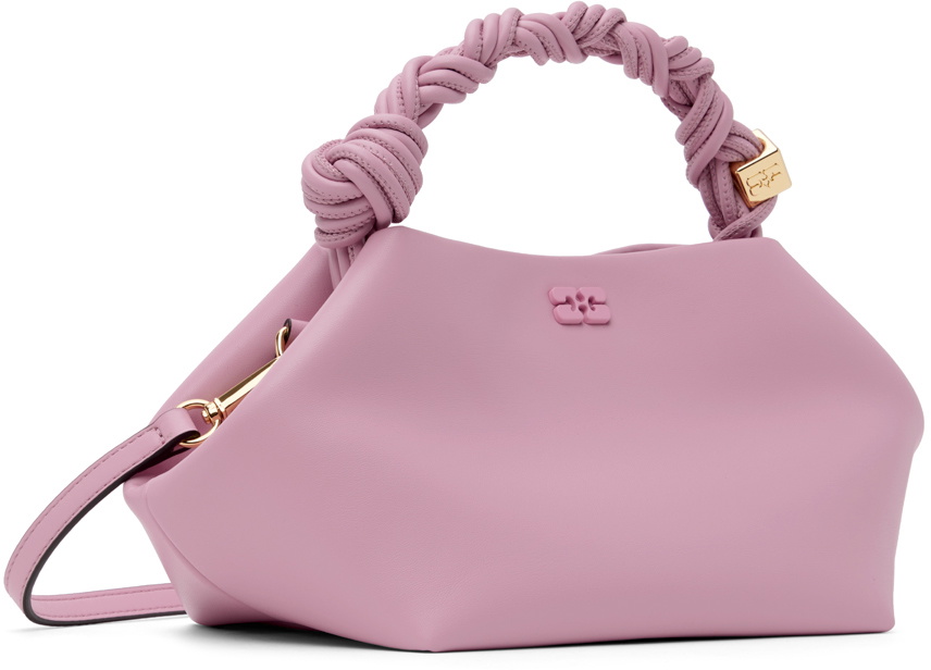 【関税込み】Xxl Pocket Shopping Bag - Ganni - Cotton - Pink GANNI Checked Tote Bag | Pink | FARFETCH