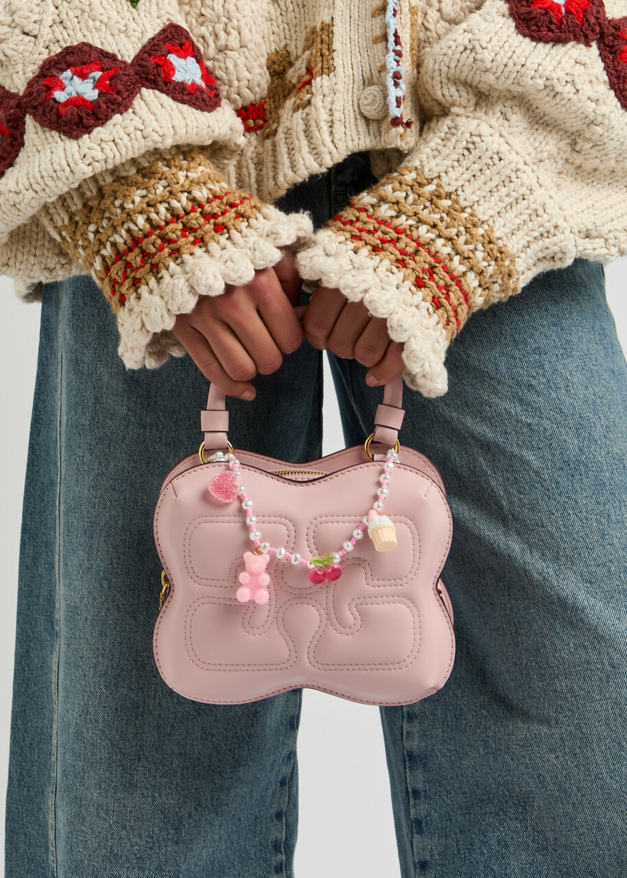 Crystal Haze Cutsey Beaded bag Charm - Multicoloured - One Size