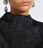 Veronica Beard Haworth floral jacquard minidress