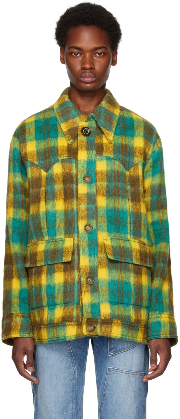Andersson Bell Yellow & Brown Check Jacket Andersson Bell