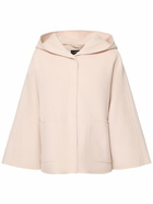 WEEKEND MAX MARA Caliga Wool Short Jacket with hood