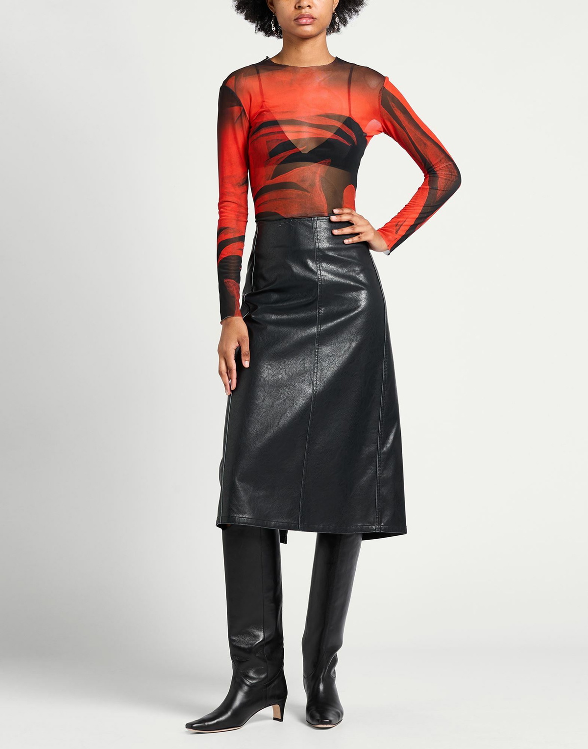 Louisa Ballou Womens Top in Red