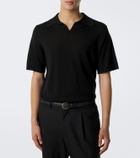 Saman Amel David cashmere and silk polo sweater