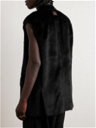 Raf Simons - Alpaca and Wool-Blend Fleece Vest - Black
