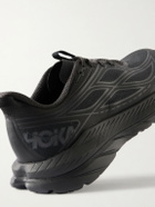 Hoka - Mach Remastered Rubber-Trimmed Mesh Sneakers - Black