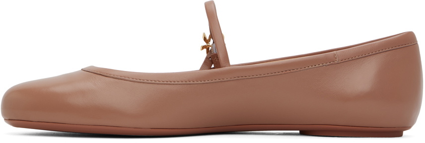 Gianvito Rossi Pink Carla Ballerina Flats