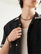 éliou - Erec Silver Onyx Necklace