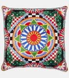Dolce&Gabbana Casa - Small printed silk twill cushion
