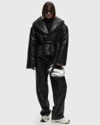 Rotate Birger Christensen Belted Puffer Jacket Black Down & Puffer Jackets