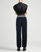Wales Bonner Womens Pants in Navy