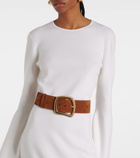 Gabriela Hearst Simone Large suede belt