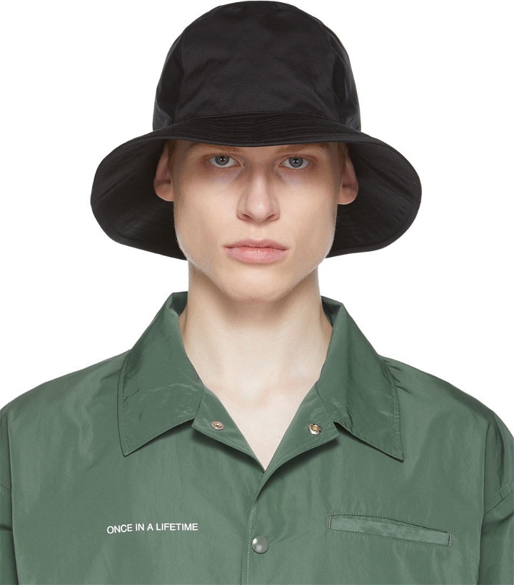 Photo: Undercover Black Twill Bucket Hat