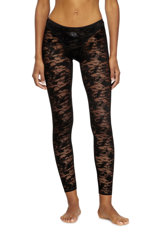 Photo: Diesel Camo lace leggings - Pants Womens in Black